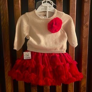 Baby Girls Sweater Top and Ruffle skirt Outfit